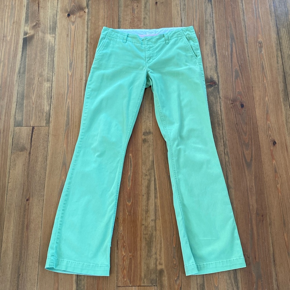 Kelly Green Express Cotton Pants